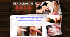 Desktop Screenshot of penisgrowthscience.com